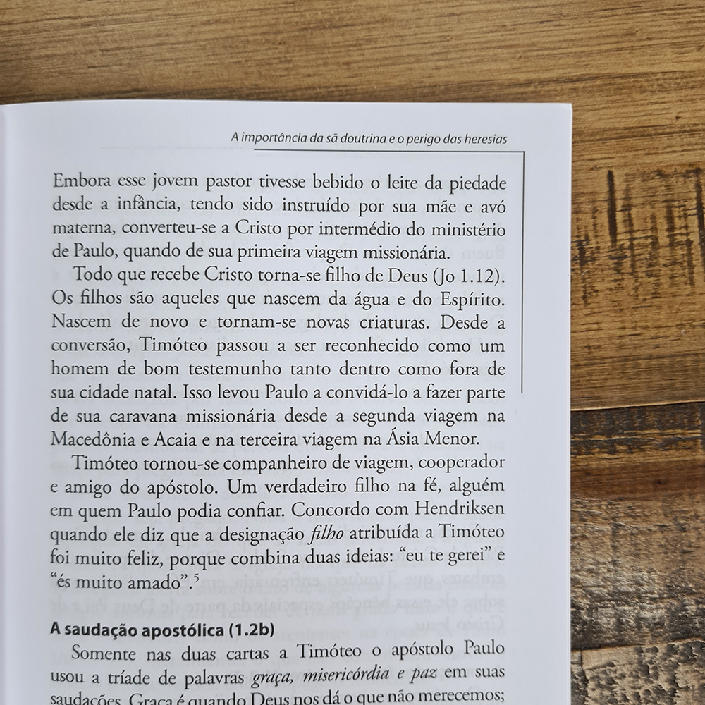 1 Timóteo | Comentários Expositivo | Hernandes Dias Lopes