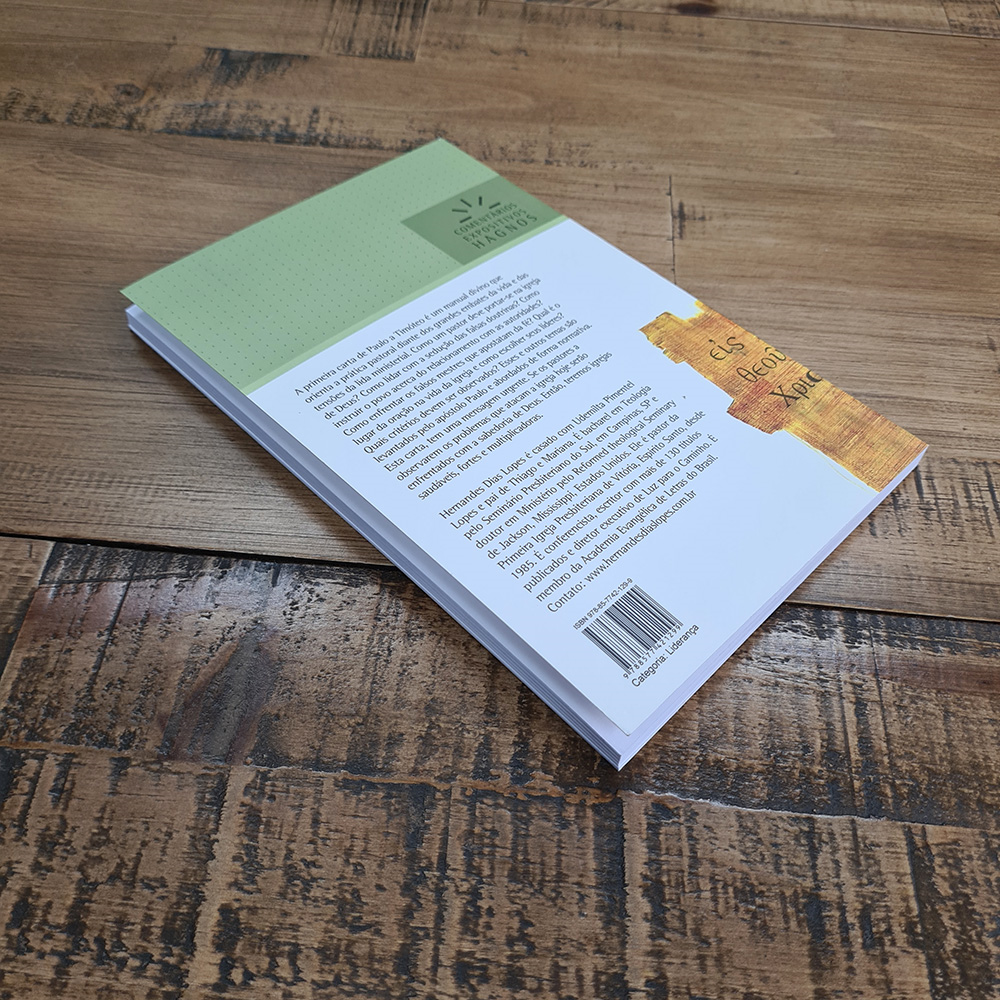 1 Timóteo | Comentários Expositivo | Hernandes Dias Lopes