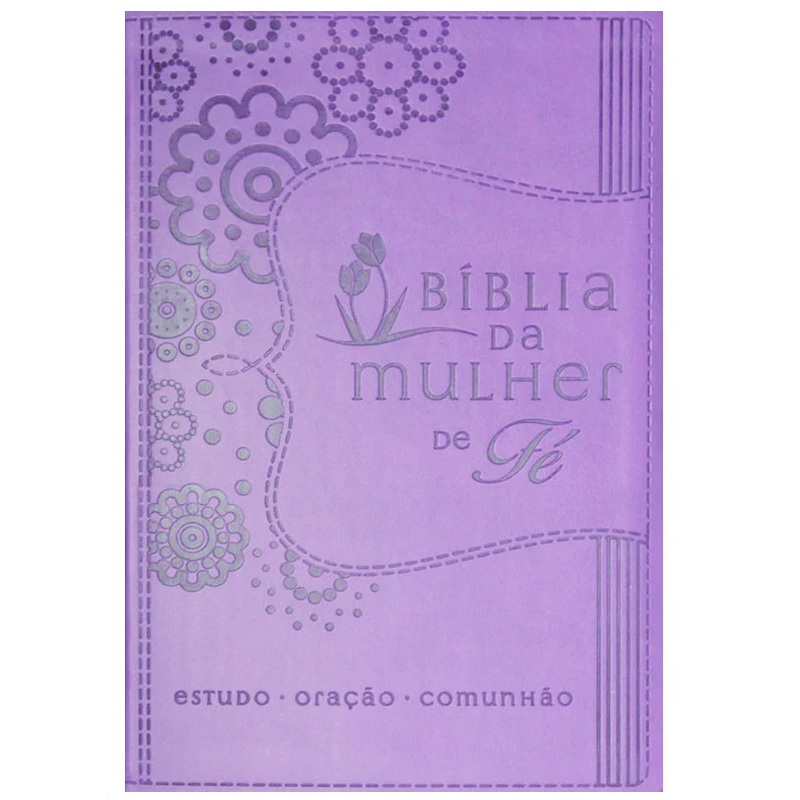 Bíblia da Mulher de Fé | Letra Normal | NVI | Roxa