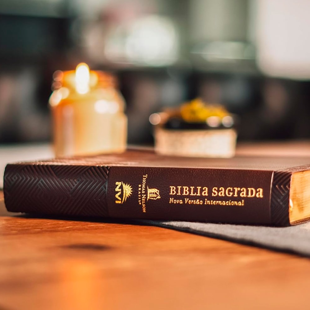 Bíblia Sagrada | Letra Normal | NVI | Espaço Anotações | Capa Marrom