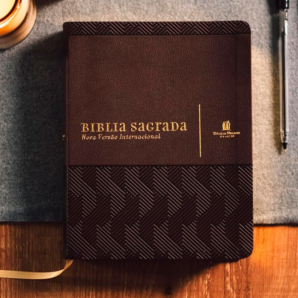 Bíblia Sagrada | Letra Normal | NVI | Espaço Anotações | Capa Marrom