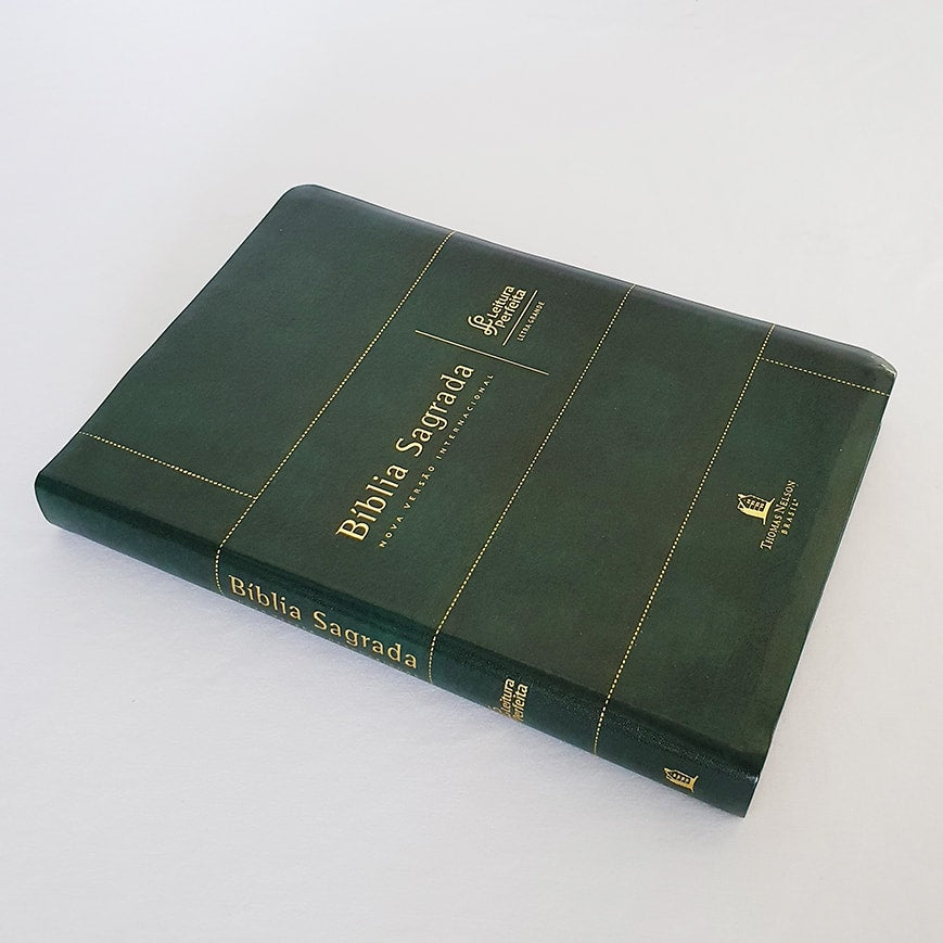 Bíblia Sagrada - Leitura Perfeita | Letra Grande | NVI | Capa Verde