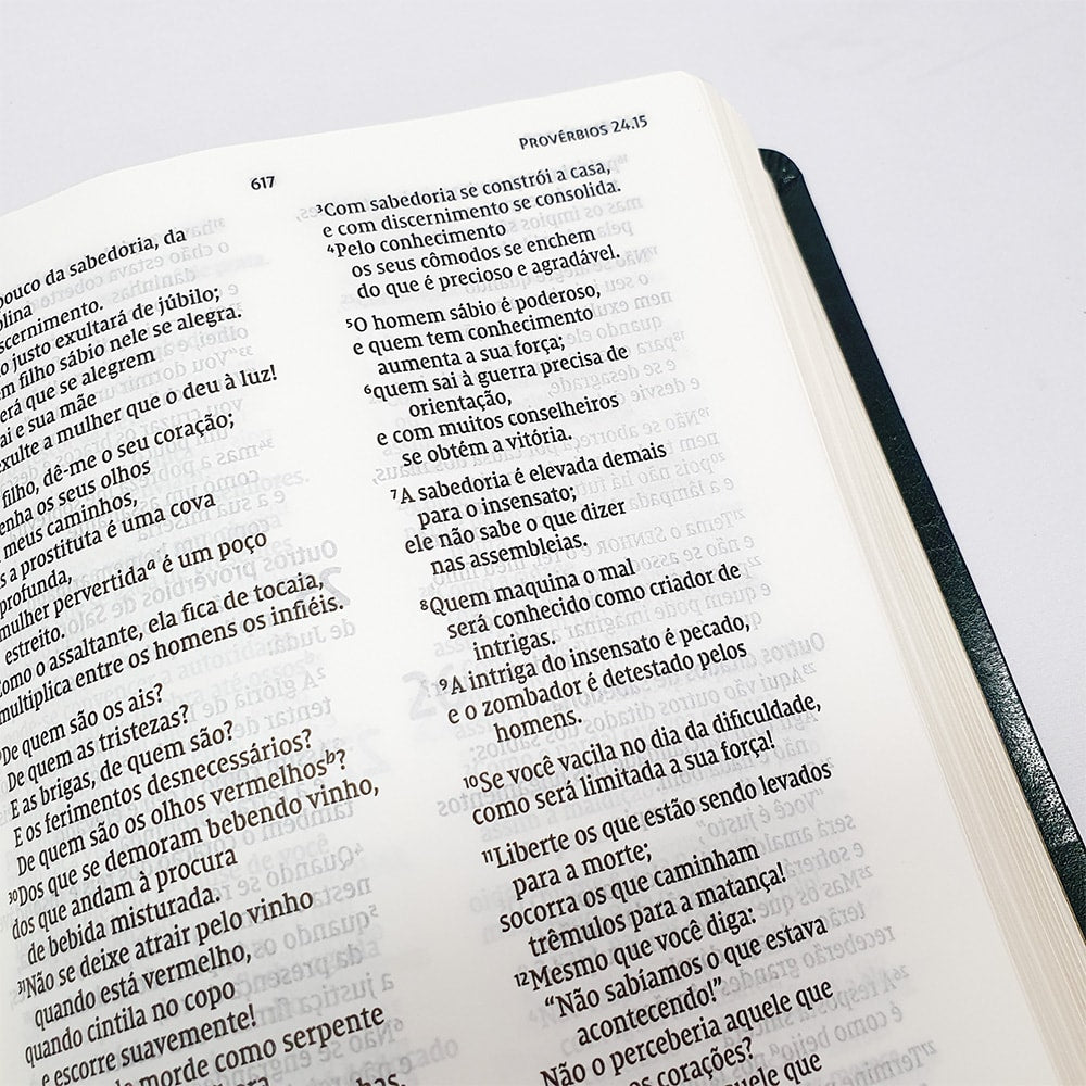 Bíblia Sagrada - Leitura Perfeita | Letra Grande | NVI | Capa Verde