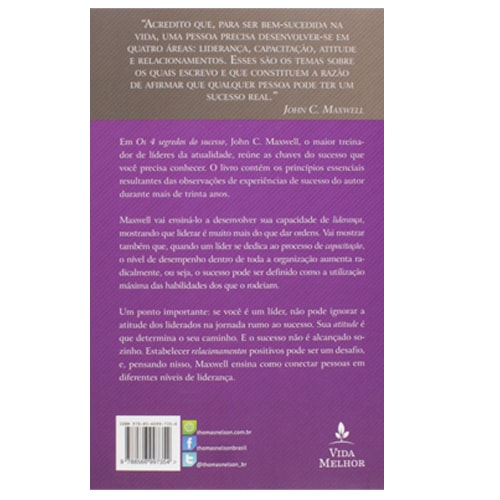 Os 4 Segredos do Sucesso | John C. Maxwell