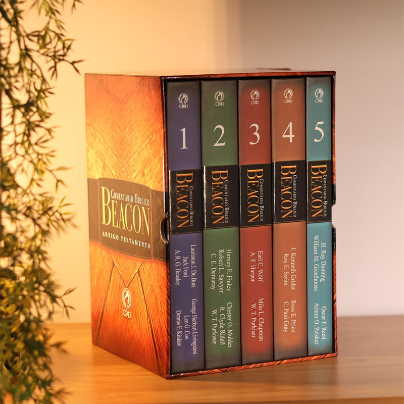 Box Comentário Bíblico Beacon | Antigo Testamento 5 Volumes | Capa Dura