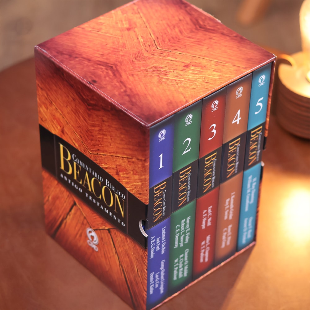 Box Comentário Bíblico Beacon | Antigo Testamento 5 Volumes | Capa Dura