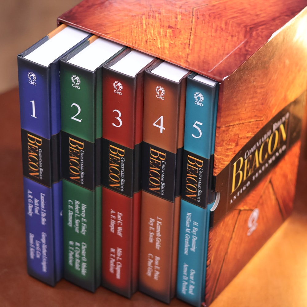 Box Comentário Bíblico Beacon | Antigo Testamento 5 Volumes | Capa Dura