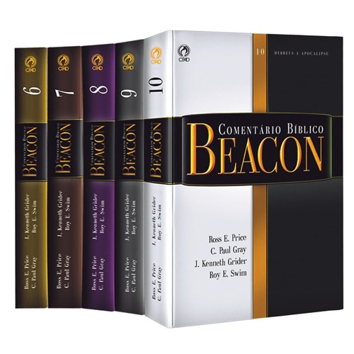 Box Comentário Bíblico Beacon | Novo Testamento 5 Volumes (capa dura)