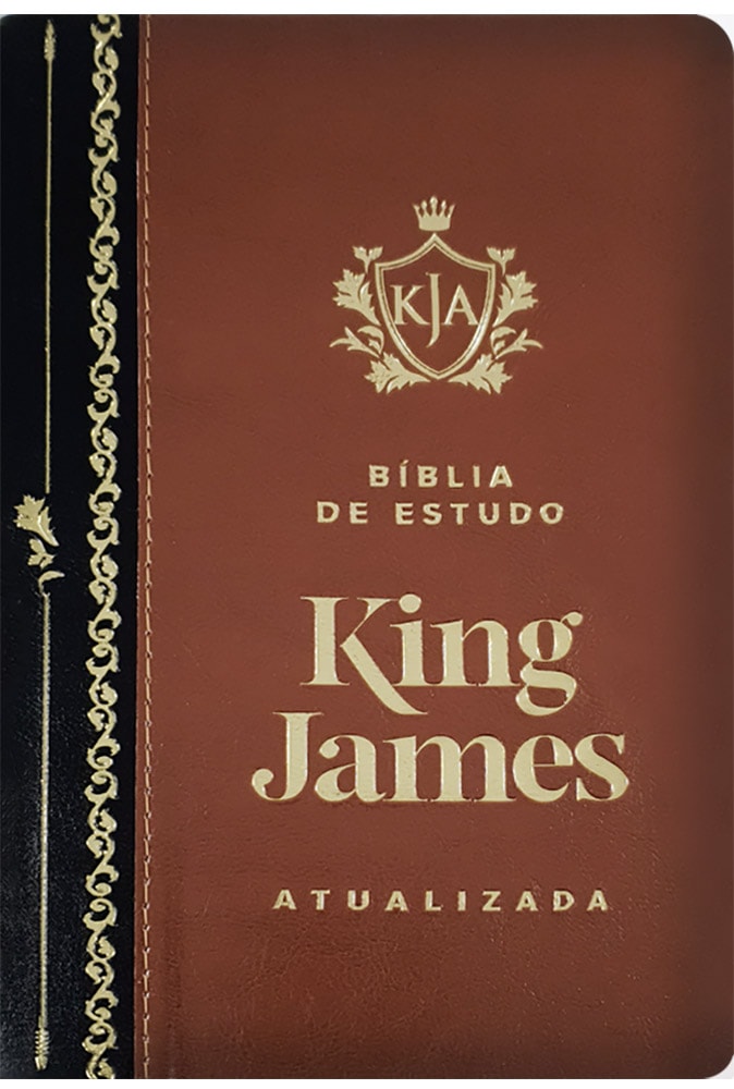Bíblia de Estudo King James | KJA Letra Grande | Marrom