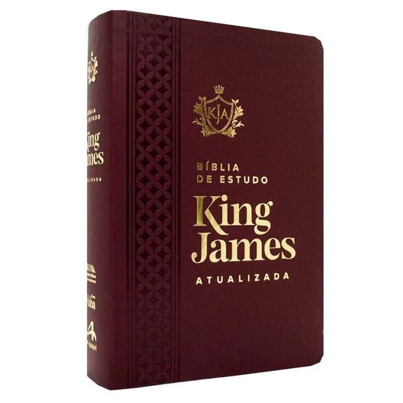 Bíblia de Estudo King James | KJA Letra Grande | Vinho