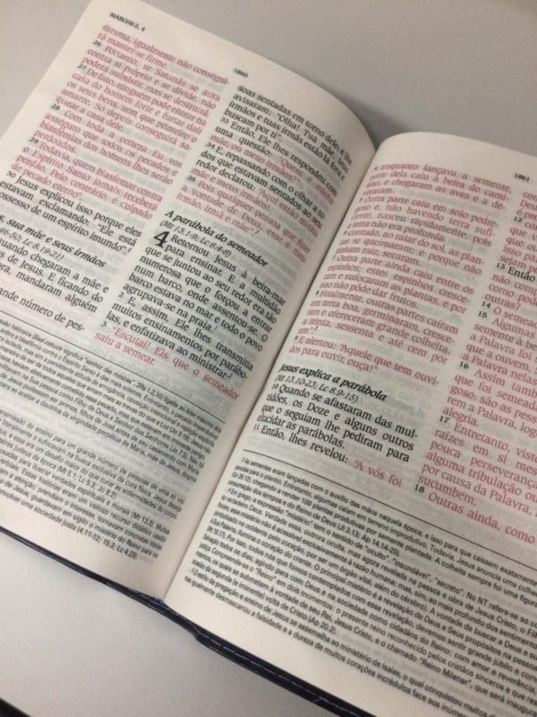 Bíblia de Estudo King James | KJA Letra Grande | Azul