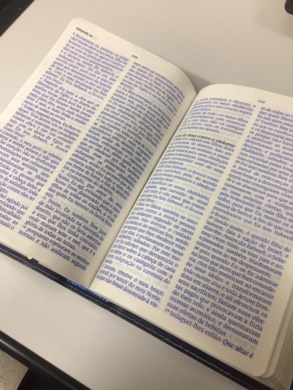 Bíblia de Estudo King James | KJA Letra Grande | Azul