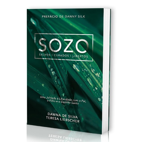 Livro Sozo de Dawna de Silva e Teresa Liebscher, capa verde com folhas. — Plenitude