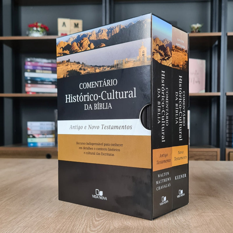 Box Comentário histórico-cultural da Bíblia (AT e NT)