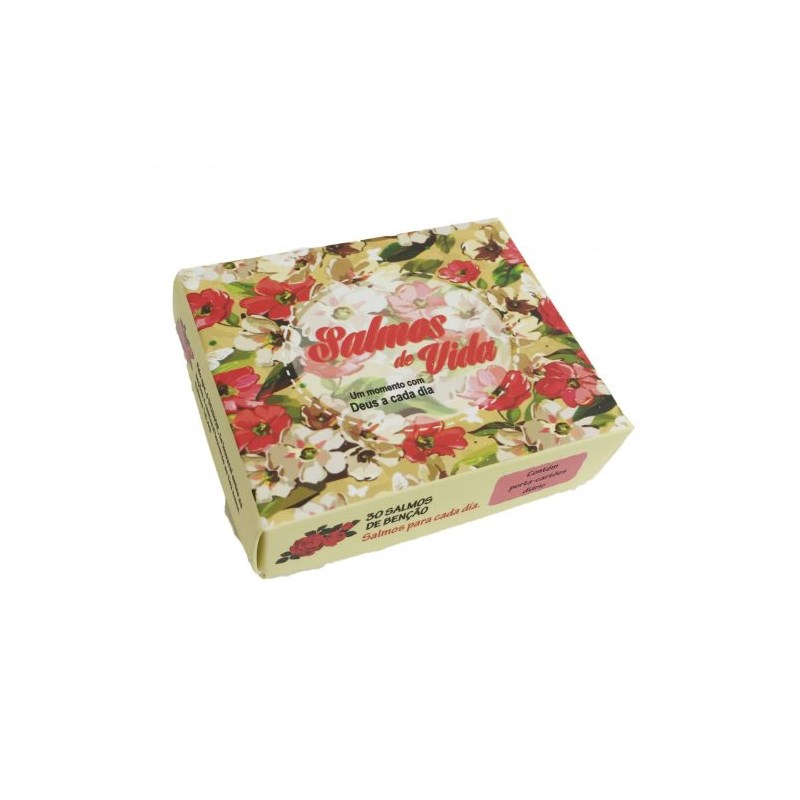 Caixinha de Versículos Diários | Salmos de Vida | Floral