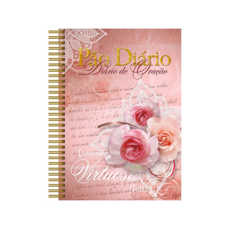 Devocional Diário de Oração Mulher Virtuosa | Capa Dura Espiral