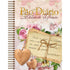 Devocional Diário de Oração Novo Coração, capa dura espiral com flores e corações de madeira — Plenitude