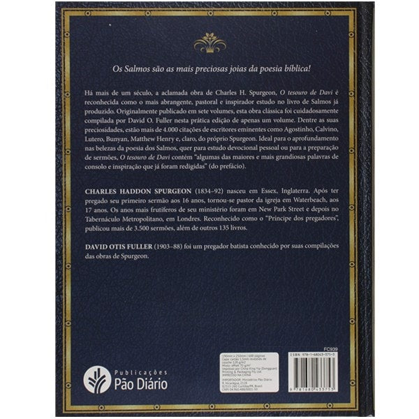 O Tesouro de Davi | Charles H. Spurgeon