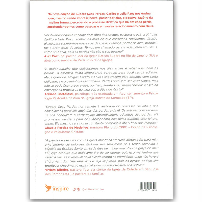 Supere Suas Perdas | Carlito Paes e Leila Paes