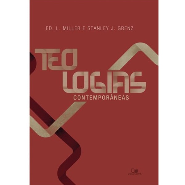 Livro Teologias contemporâneas, com capa vermelha e detalhes em bege, exibindo a capa frontal. — Plenitude