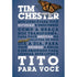 Livro Tito para você, de Tim Chester, capa azul com borboleta e lagarta. — Plenitude