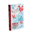 Bíblia Sagrada Almeida Revista e Corrigida, capa estampada azul com pássaros e flores coloridas. — Plenitude
