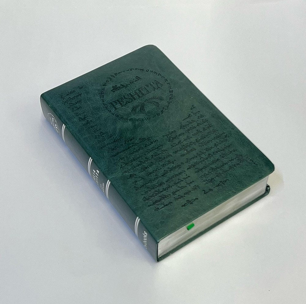 Bíblia Peshitta com Referências | Letra Grande | Capa Luxo Verde