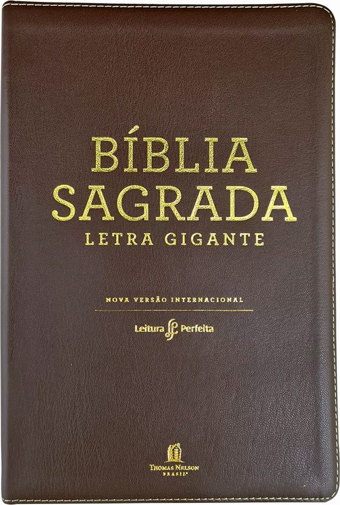Bíblia Leitura Perfeita NVI | Letra Gigante | Marrom