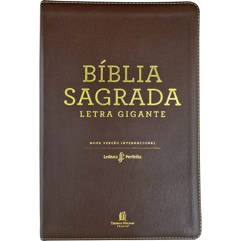 Bíblia Leitura Perfeita NVI | Letra Gigante | Marrom