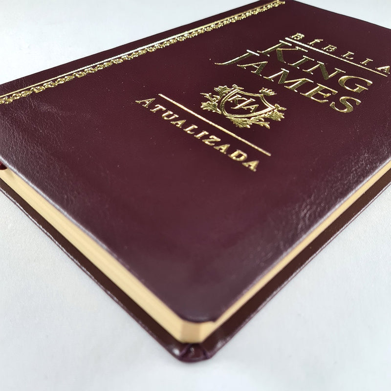 Bíblia King James Atualizada Slim | KJA | Vinho