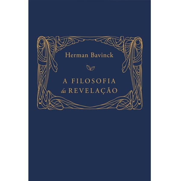 Livro A Filosofia Da Revelação, capa azul escura com detalhes dourados. — Plenitude