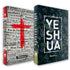 Kit Jesus Copy | Bíblia Yeshua e Bíblia Cruz, com duas bíblias de capa dura, uma branca e uma verde, com ilustrações. — Plenitude