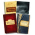 Kit de 4 livros de Brennan Manning, com capas em tons de bege, preto, vermelho e azul, com aspecto envelhecido. — Plenitude