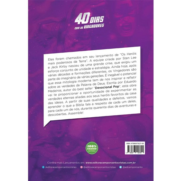Devocional 40 Dias com os Vingadores