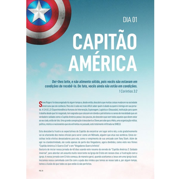 Devocional 40 Dias com os Vingadores