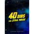 Livro Devocional 40 Dias com Star Wars, de Eduardo Medeiros, capa azul escura com estrelas. — Plenitude