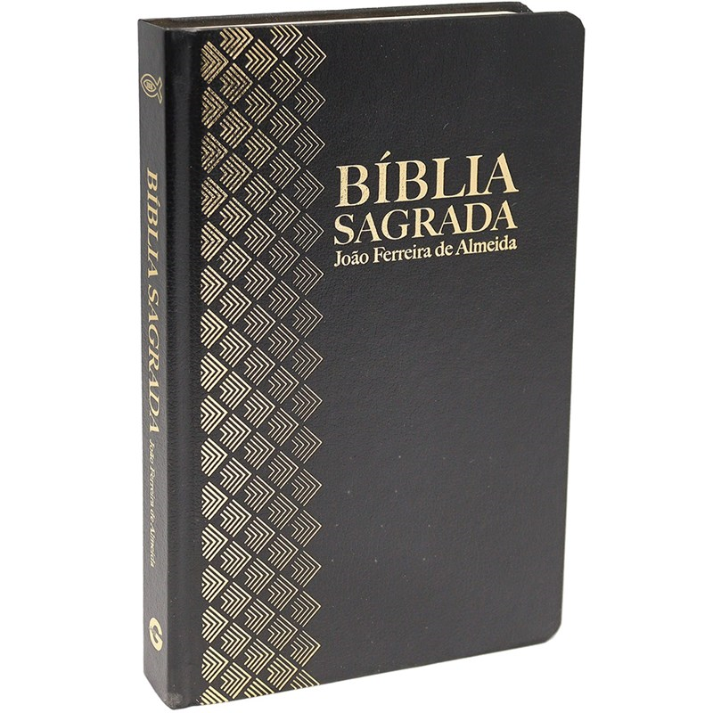 Bíblia Sagrada | ARC | Letra Normal | Capa Semi-Luxo Preta