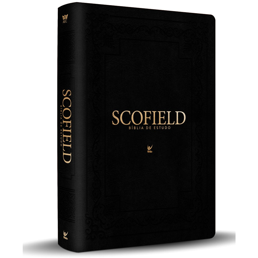 Bíblia de Estudo Scofield | AEC | Capa Luxo Preta