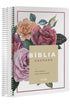 Bíblia Anote Espiral Floral | NVI | Letra Normal | Com Espaço Para Anotações