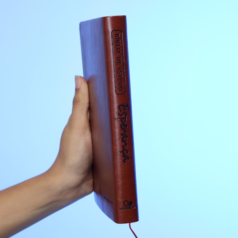 Bíblia de Estudo Esperança | A21 | Letra Normal | Capa Couro Simulado