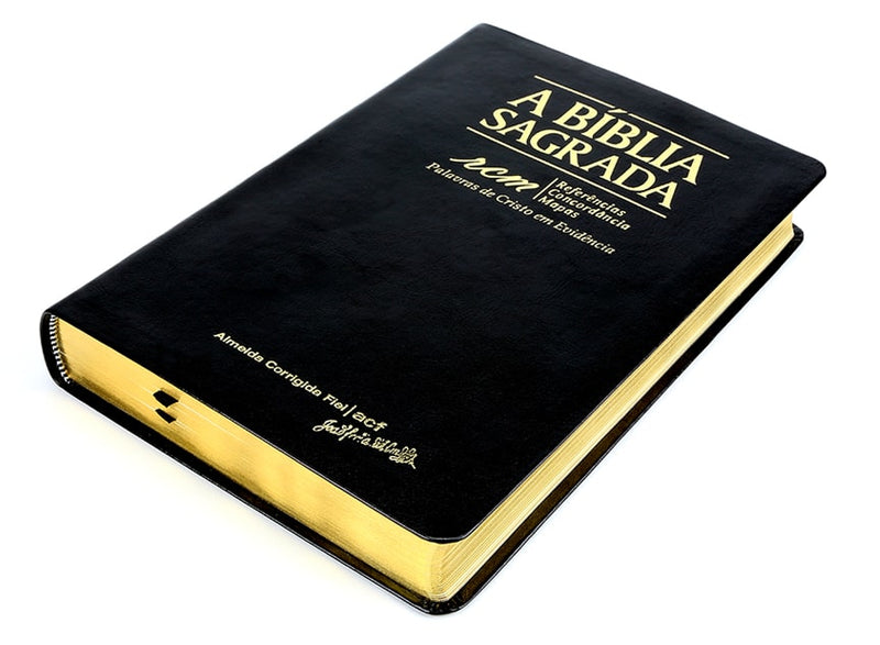 Bíblia Sagrada RCM | ACF | Letra Gigante | Capa PU Luxo Preta