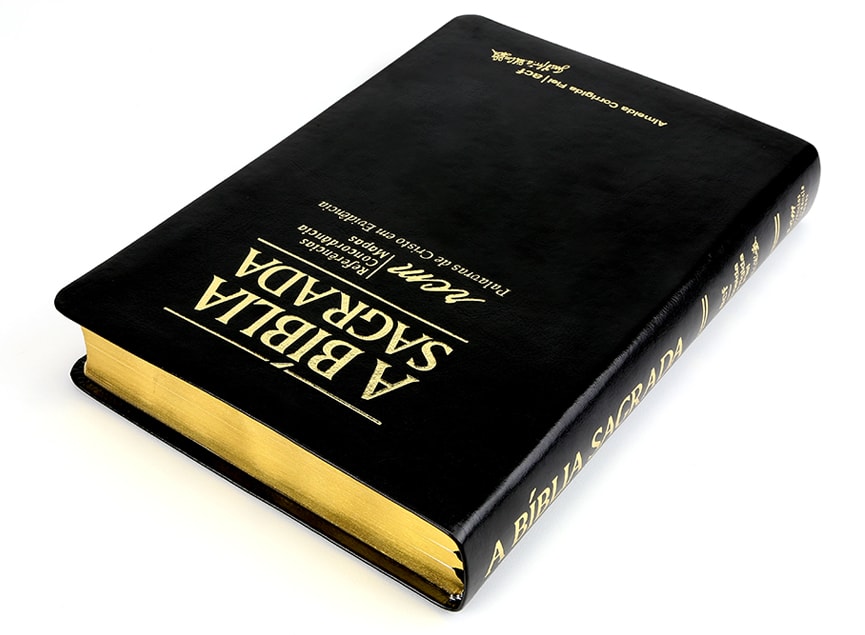 Bíblia Sagrada RCM | ACF | Letra Gigante | Capa PU Luxo Preta