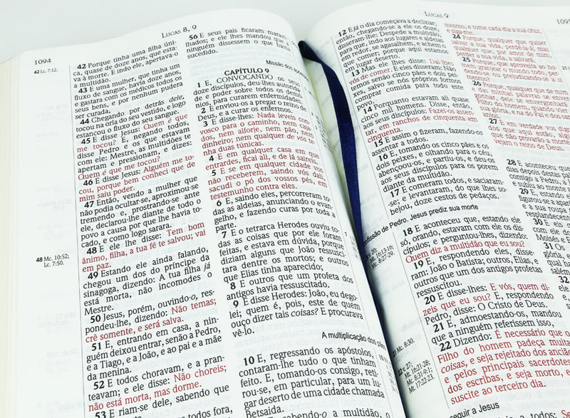 Bíblia Sagrada RCM | ACF | Letra Gigante | Capa PU Luxo Azul