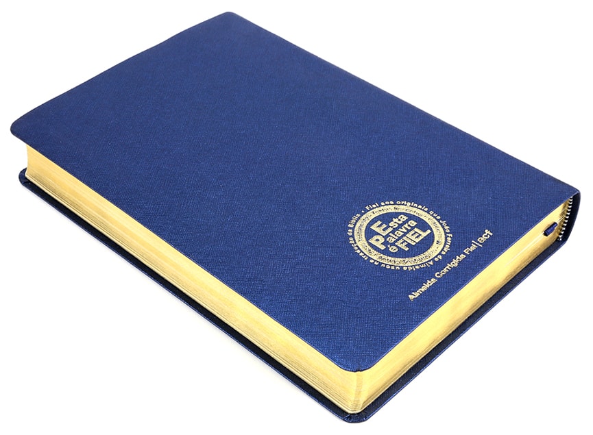 Bíblia Sagrada RCM | ACF | Letra Gigante | Capa PU Luxo Azul