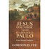 Livro "Jesus O Senhor Segundo o Apóstolo Paulo" de Gordon D. Fee, capa marrom com ilustração de pessoas e título em branco. — Plenitude