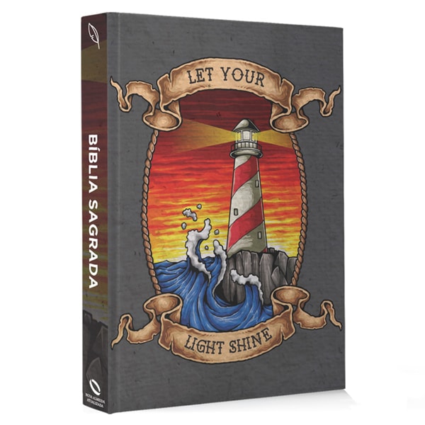 Bíblia Sagrada Light Shine | NAA | Letra Normal | Capa Dura