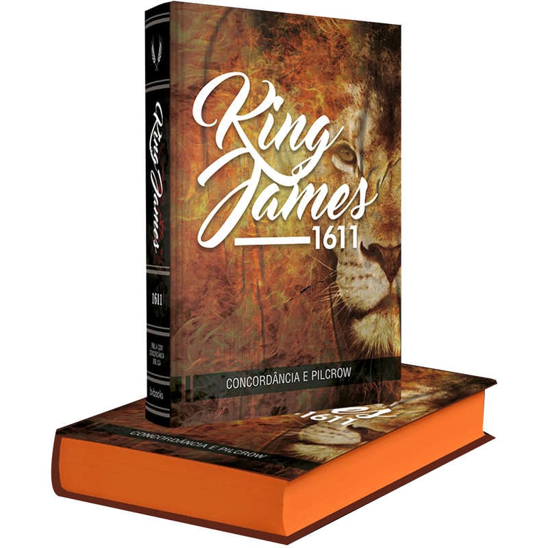 Bíblia King James Fiel 1611 | BKJ | Letra Normal | Capa Leão Concordância e Pilcrows