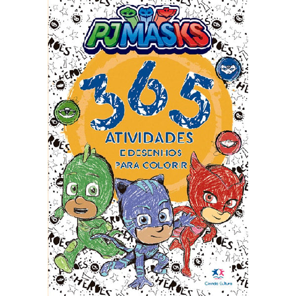 PJ Masks 365 Atividades e Desenhos Para Colorir