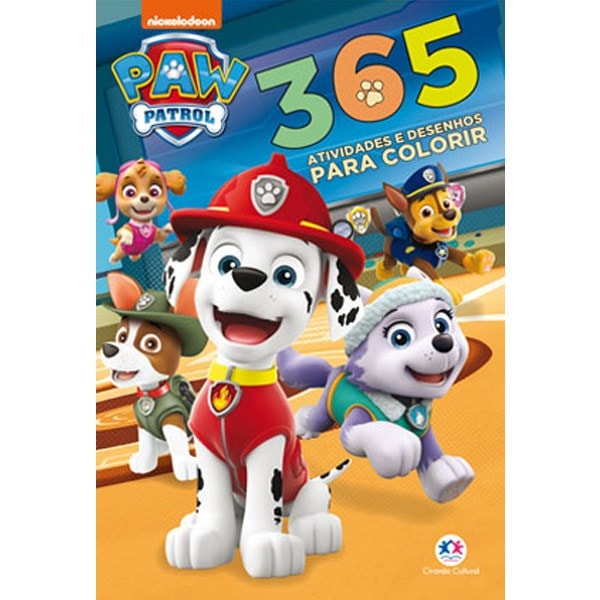 Patrulha Canina 365 Atividades e Desenhos para Colorir
