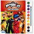 Livro com Aquarela Ladybug Miraculous Cores dos Heróis